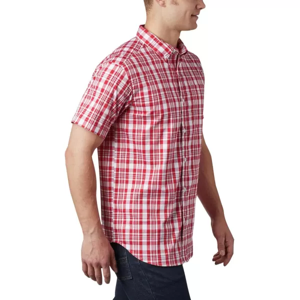 Columbia Mens Rapid Rivers Ii Short Sleeve ShirtMountain Red Medium Plaid