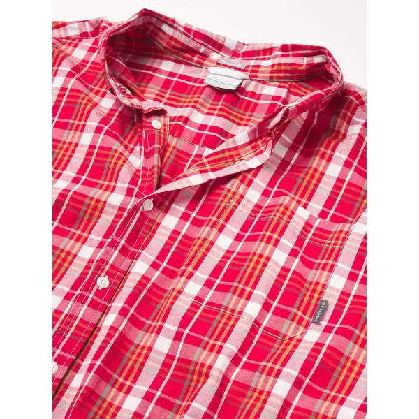 Columbia Mens Rapid Rivers Ii Short Sleeve ShirtMountain Red Multi Plaid