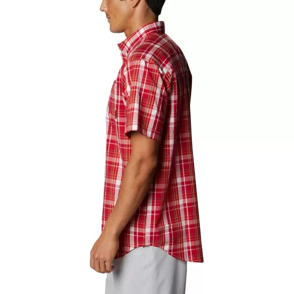 Columbia Mens Rapid Rivers Ii Short Sleeve ShirtMountain Red Multi Plaid