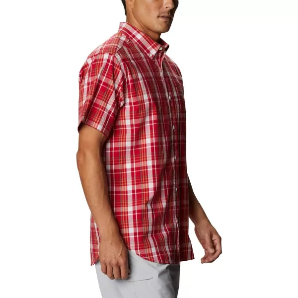 Columbia Mens Rapid Rivers Ii Short Sleeve ShirtMountain Red Multi Plaid