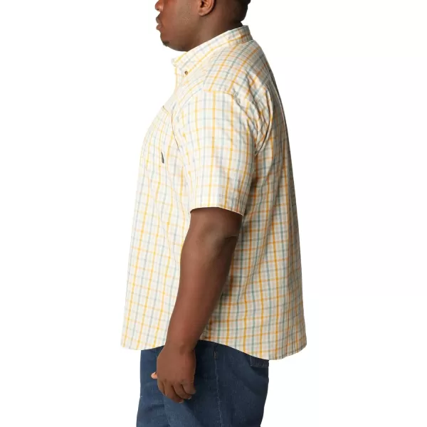 Columbia Mens Rapid Rivers Ii Short Sleeve ShirtRaw Honey Everyday Gingham