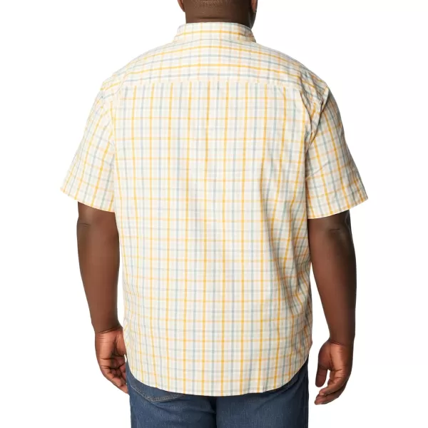 Columbia Mens Rapid Rivers Ii Short Sleeve ShirtRaw Honey Everyday Gingham