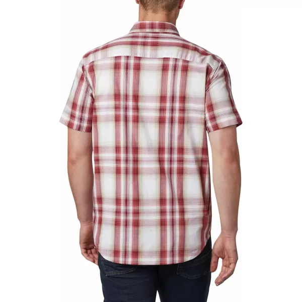 Columbia Mens Rapid Rivers Ii Short Sleeve ShirtRed Jasper Ombre Plaid