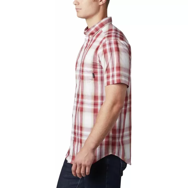 Columbia Mens Rapid Rivers Ii Short Sleeve ShirtRed Jasper Ombre Plaid