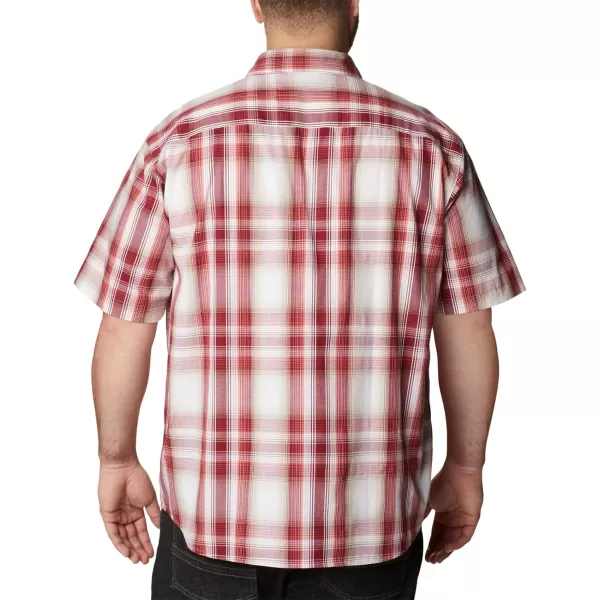 Columbia Mens Rapid Rivers Ii Short Sleeve ShirtRed Jasper Ombre Plaid