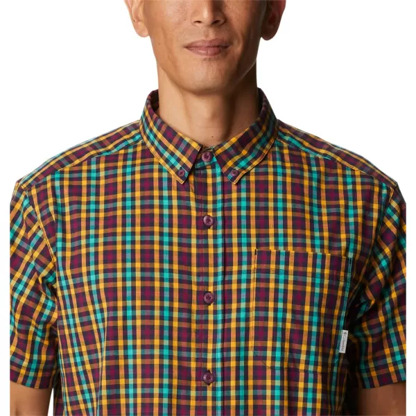 Columbia Mens Rapid Rivers Ii Short Sleeve ShirtRed Onion Everyday Gingham