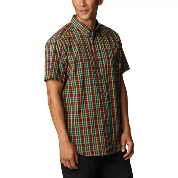 Columbia Mens Rapid Rivers Ii Short Sleeve ShirtRed Onion Everyday Gingham