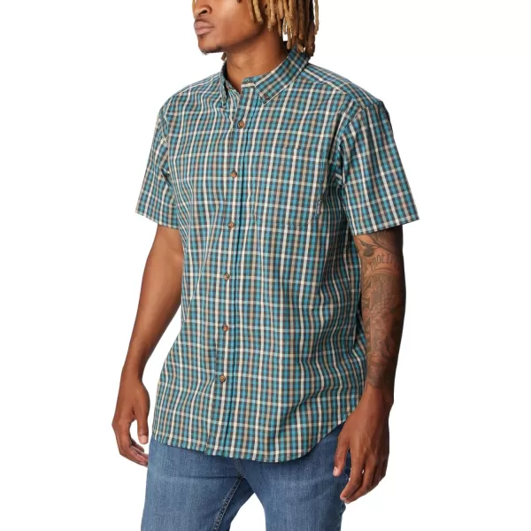 Columbia Mens Rapid Rivers Ii Short Sleeve ShirtShark Everyday Gingham