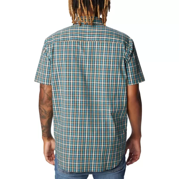 Columbia Mens Rapid Rivers Ii Short Sleeve ShirtShark Everyday Gingham