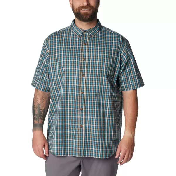 Columbia Mens Rapid Rivers Ii Short Sleeve ShirtShark Everyday Gingham