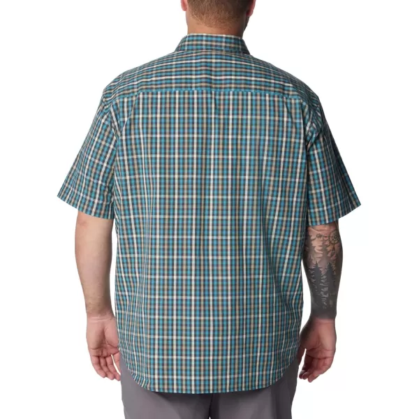 Columbia Mens Rapid Rivers Ii Short Sleeve ShirtShark Everyday Gingham