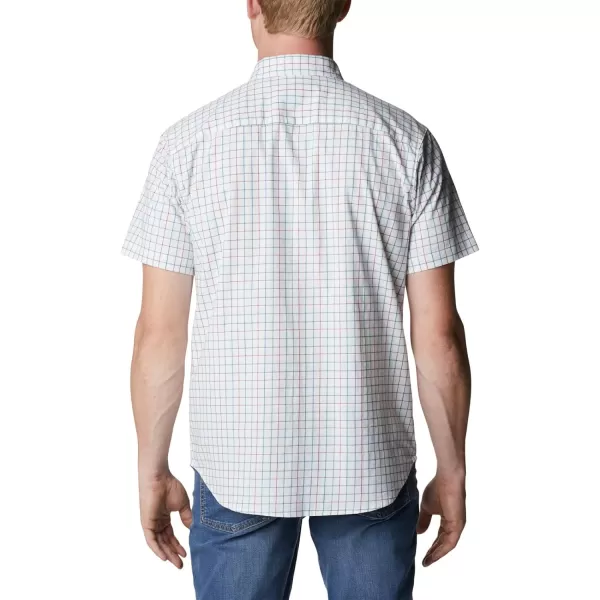 Columbia Mens Rapid Rivers Ii Short Sleeve ShirtWhite Grid