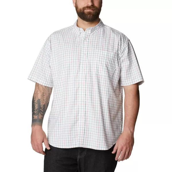 Columbia Mens Rapid Rivers Ii Short Sleeve ShirtWhite Grid