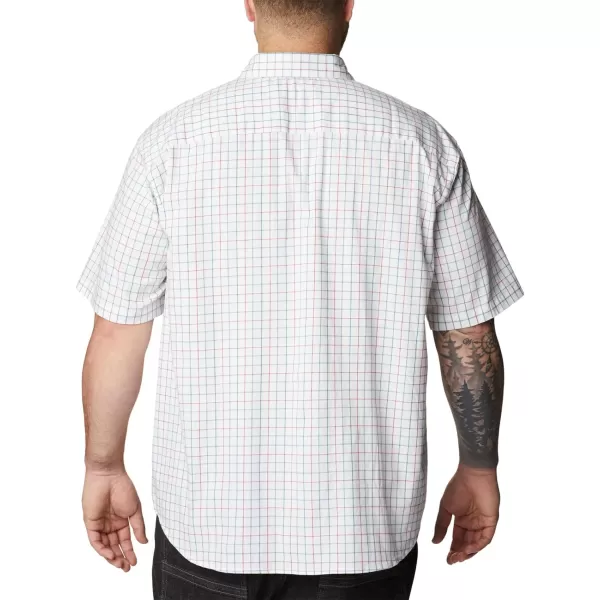 Columbia Mens Rapid Rivers Ii Short Sleeve ShirtWhite Grid