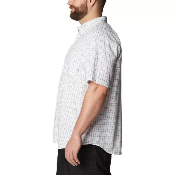 Columbia Mens Rapid Rivers Ii Short Sleeve ShirtWhite Grid