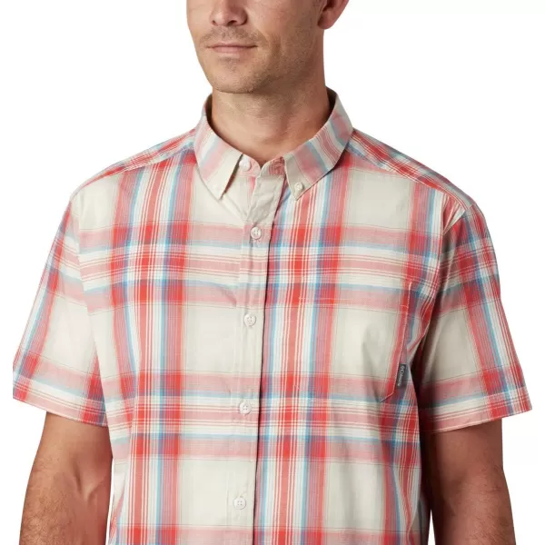 Columbia Mens Rapid Rivers Ii Short Sleeve ShirtWildfire Ombre Plaid