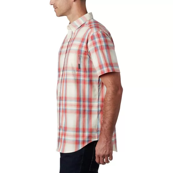 Columbia Mens Rapid Rivers Ii Short Sleeve ShirtWildfire Ombre Plaid