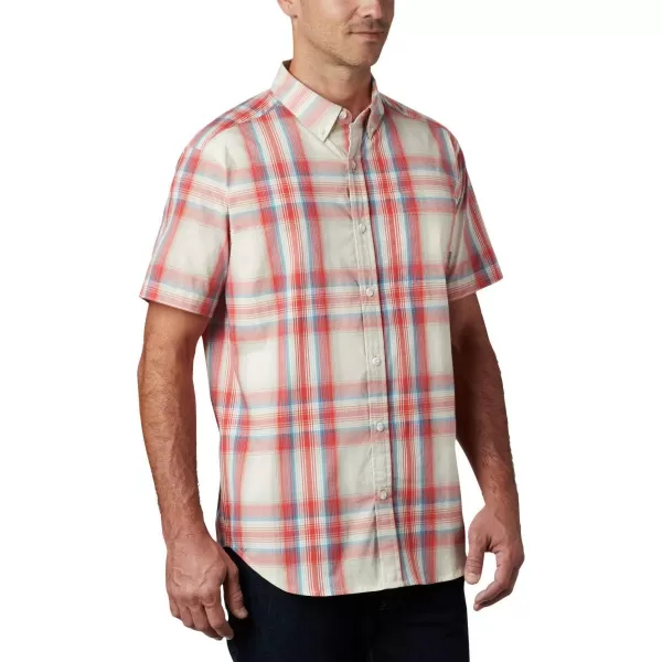 Columbia Mens Rapid Rivers Ii Short Sleeve ShirtWildfire Ombre Plaid