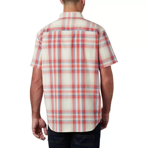 Columbia Mens Rapid Rivers Ii Short Sleeve ShirtWildfire Ombre Plaid