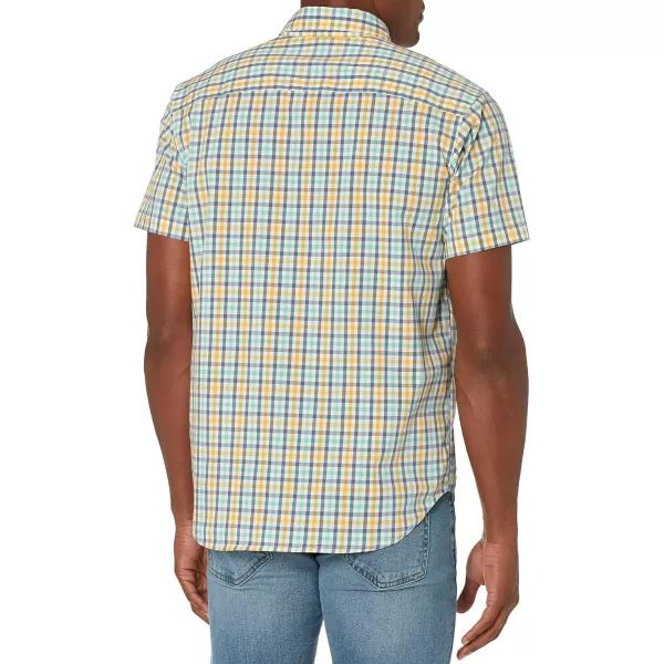 Columbia Mens Rapid Rivers Ii Short Sleeve ShirtYellow Gingham