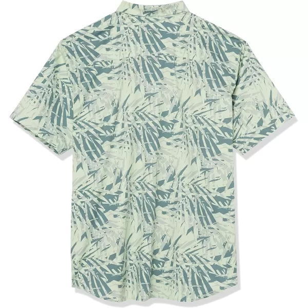 Columbia Mens Rapid Rivers Printed Short Sleeve ShirtMetal Dye Palms