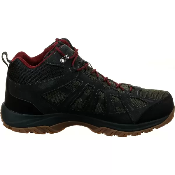 Columbia Mens Redmond Iii Mid Waterproof Hiking ShoeNoriRed Jasper