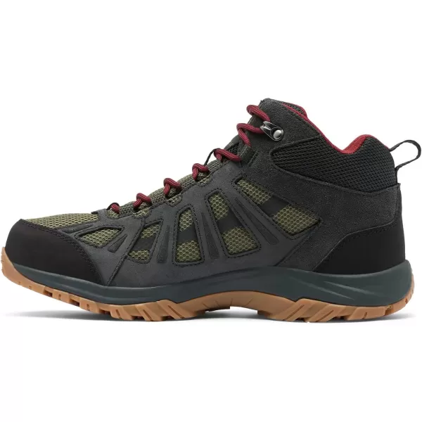 Columbia Mens Redmond Iii Mid Waterproof Hiking ShoeNoriRed Jasper