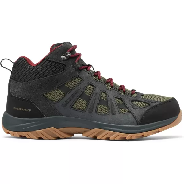 Columbia Mens Redmond Iii Mid Waterproof Hiking ShoeNoriRed Jasper