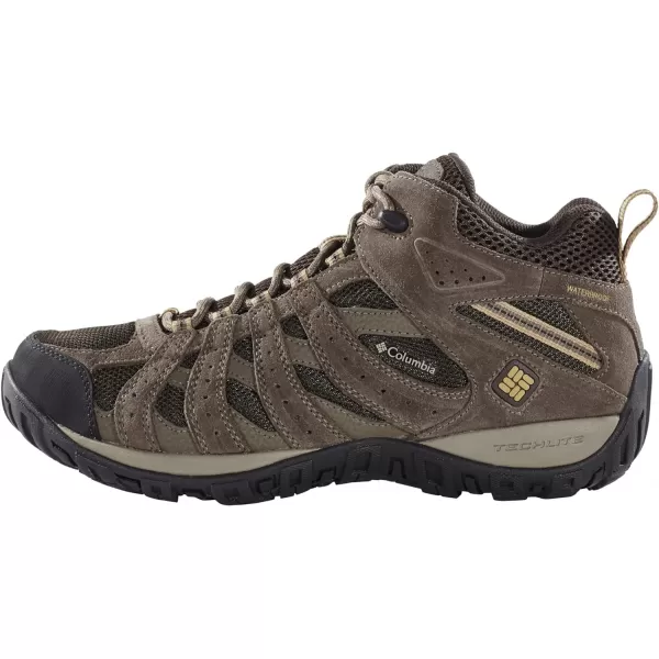 Columbia Mens Redmond Mid Waterproof Hiking BootCordovan Dark Banana