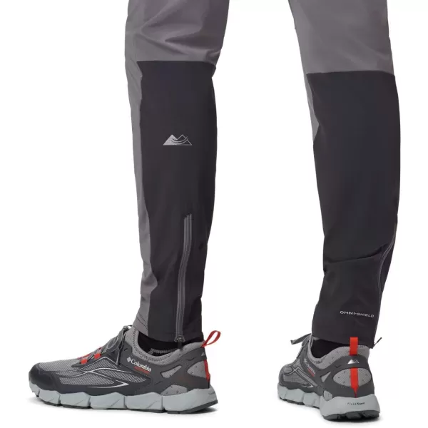 Columbia Mens Rogue Runner Train PantCity GreyBlack