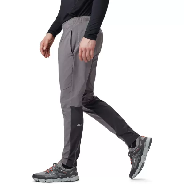 Columbia Mens Rogue Runner Train PantCity GreyBlack