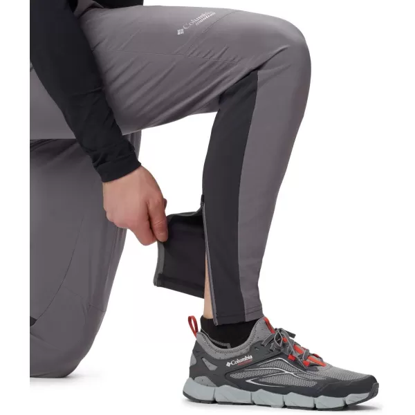 Columbia Mens Rogue Runner Train PantCity GreyBlack