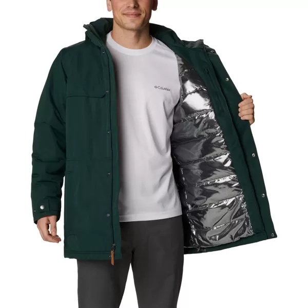 Columbia Mens Rugged Path ParkaSpruce