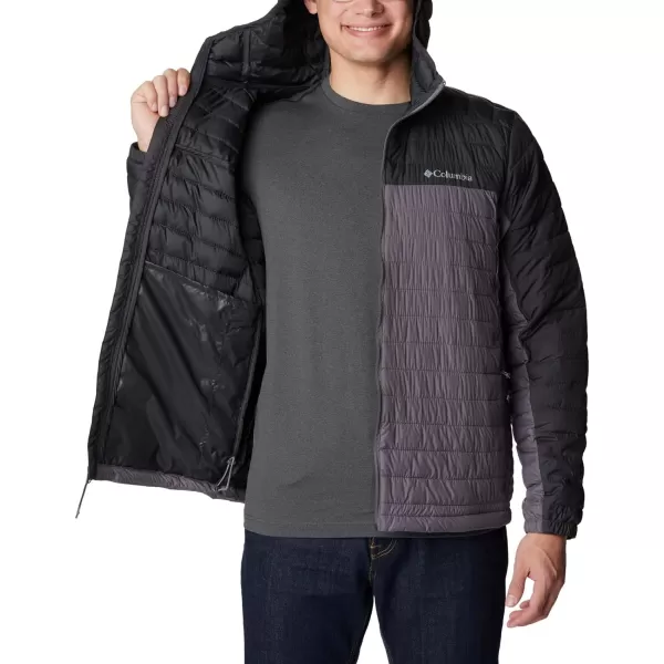 Columbia Mens Silver Falls Hooded JacketCity Grey  Shark