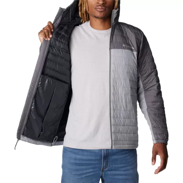 Columbia Mens Silver Falls Hooded JacketColumbia GreyCity Grey