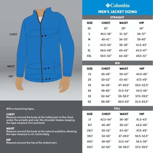 Columbia Mens Silver Falls Hooded JacketCompass Blue