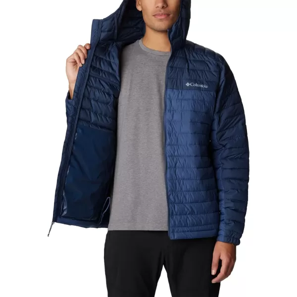 Columbia Mens Silver Falls Hooded JacketDark Mountain  Collegiate Navy