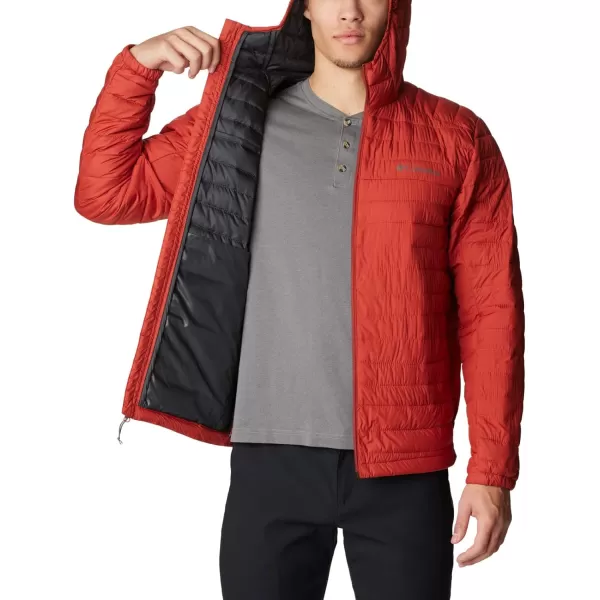 Columbia Mens Silver Falls Hooded JacketWarp Red