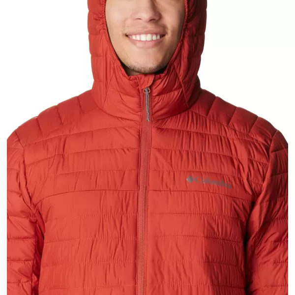 Columbia Mens Silver Falls Hooded JacketWarp Red