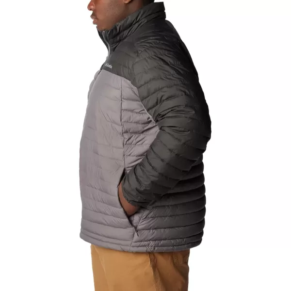 Columbia Mens Silver Falls JacketCity Grey  Shark