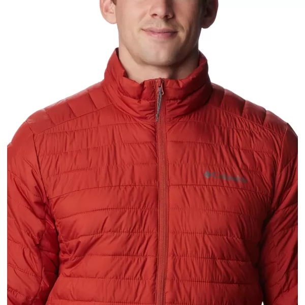 Columbia Mens Silver Falls JacketWarp Red