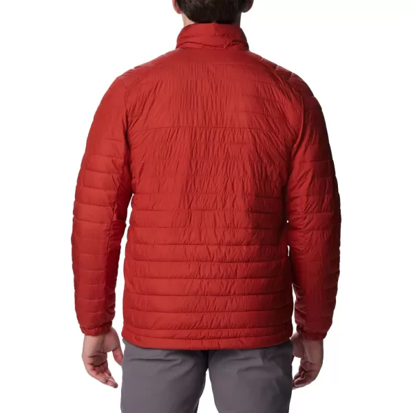 Columbia Mens Silver Falls JacketWarp Red