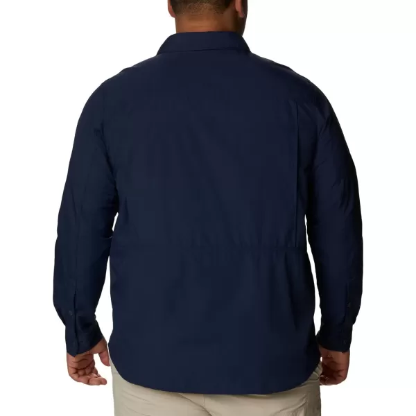 Columbia Mens Silver Ridge 20 Long Sleeve ShirtBluecollegiate Navy