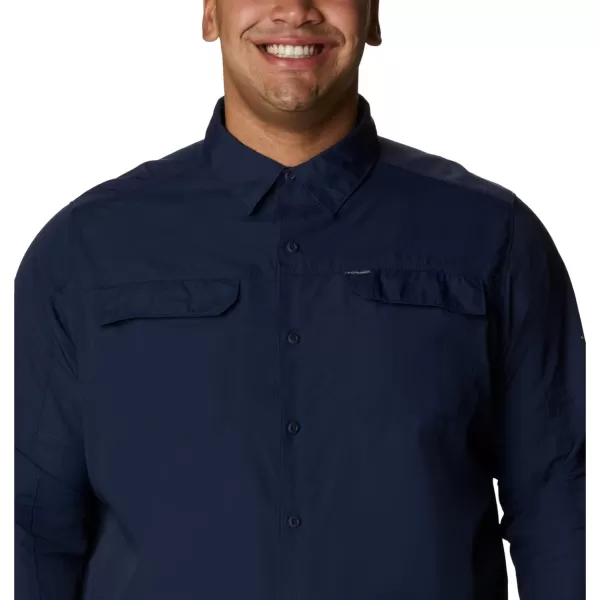 Columbia Mens Silver Ridge 20 Long Sleeve ShirtBluecollegiate Navy