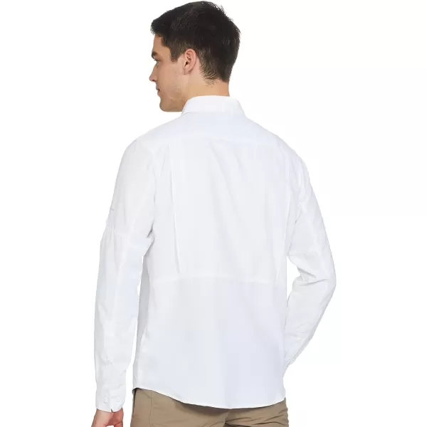 Columbia Mens Silver Ridge 20 Long Sleeve ShirtWhite