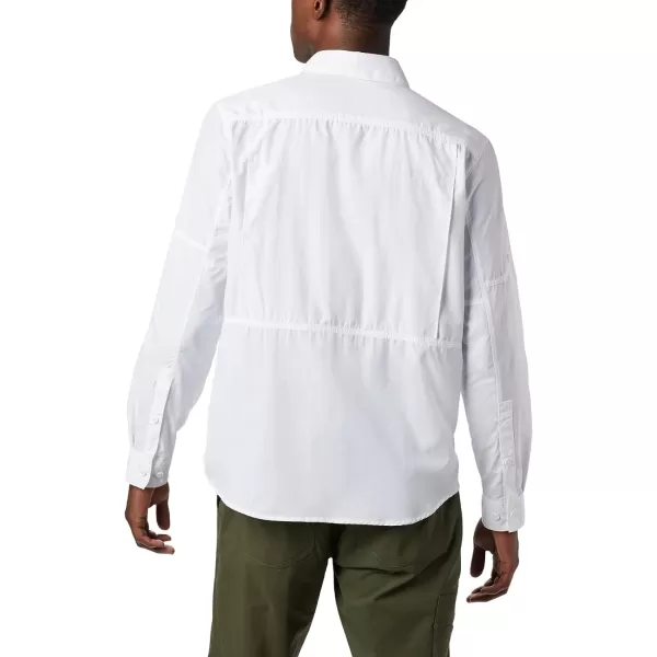 Columbia Mens Silver Ridge 20 Long Sleeve ShirtWhite