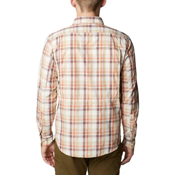 Columbia Mens Silver Ridge 20 Plaid Long Sleeve ShirtChalk Gathered Plaid