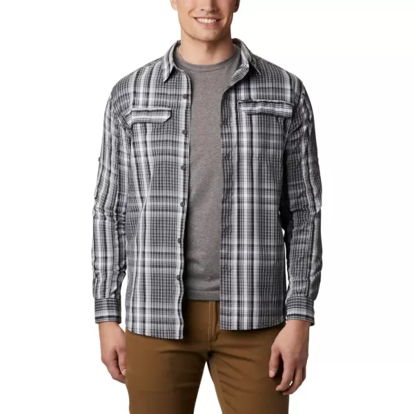 Columbia Mens Silver Ridge 20 Plaid Long Sleeve ShirtCity Grey Multi Plaid