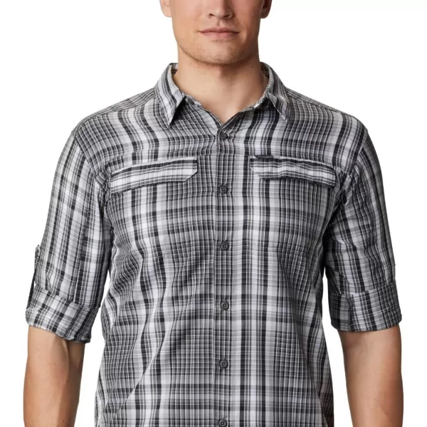 Columbia Mens Silver Ridge 20 Plaid Long Sleeve ShirtCity Grey Multi Plaid