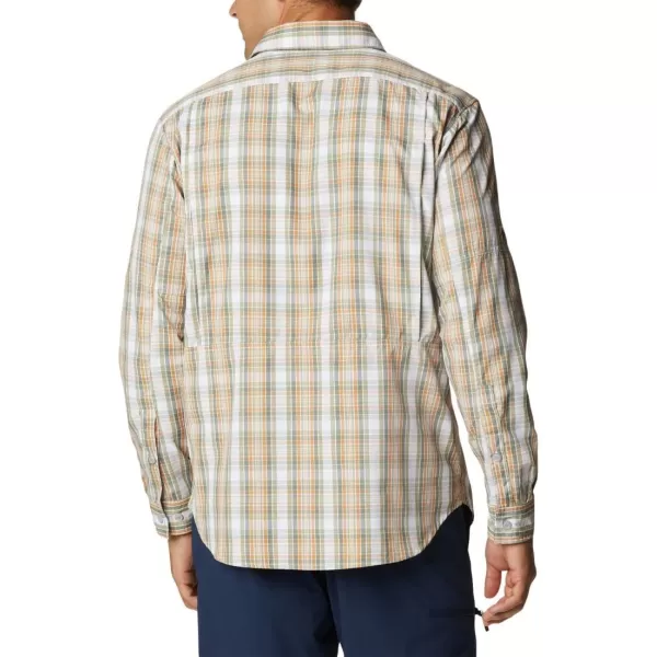 Columbia Mens Silver Ridge 20 Plaid Long Sleeve ShirtWhite Balanced Multi Plaid